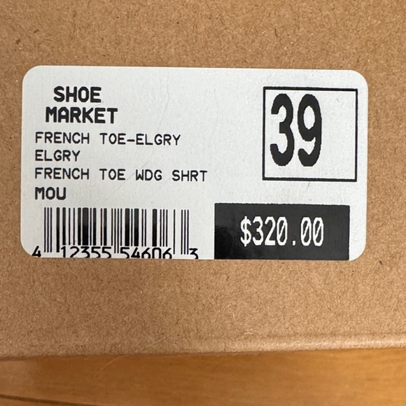 Mou Gray Suede Wedge Boots - Picture 3 of 11